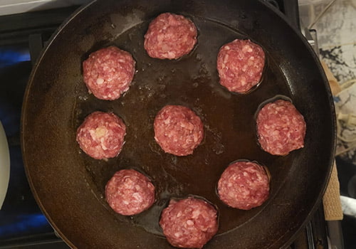 Domaće švedske ćufte (swedish meatballs) 2 Švedske ćufte - priprema